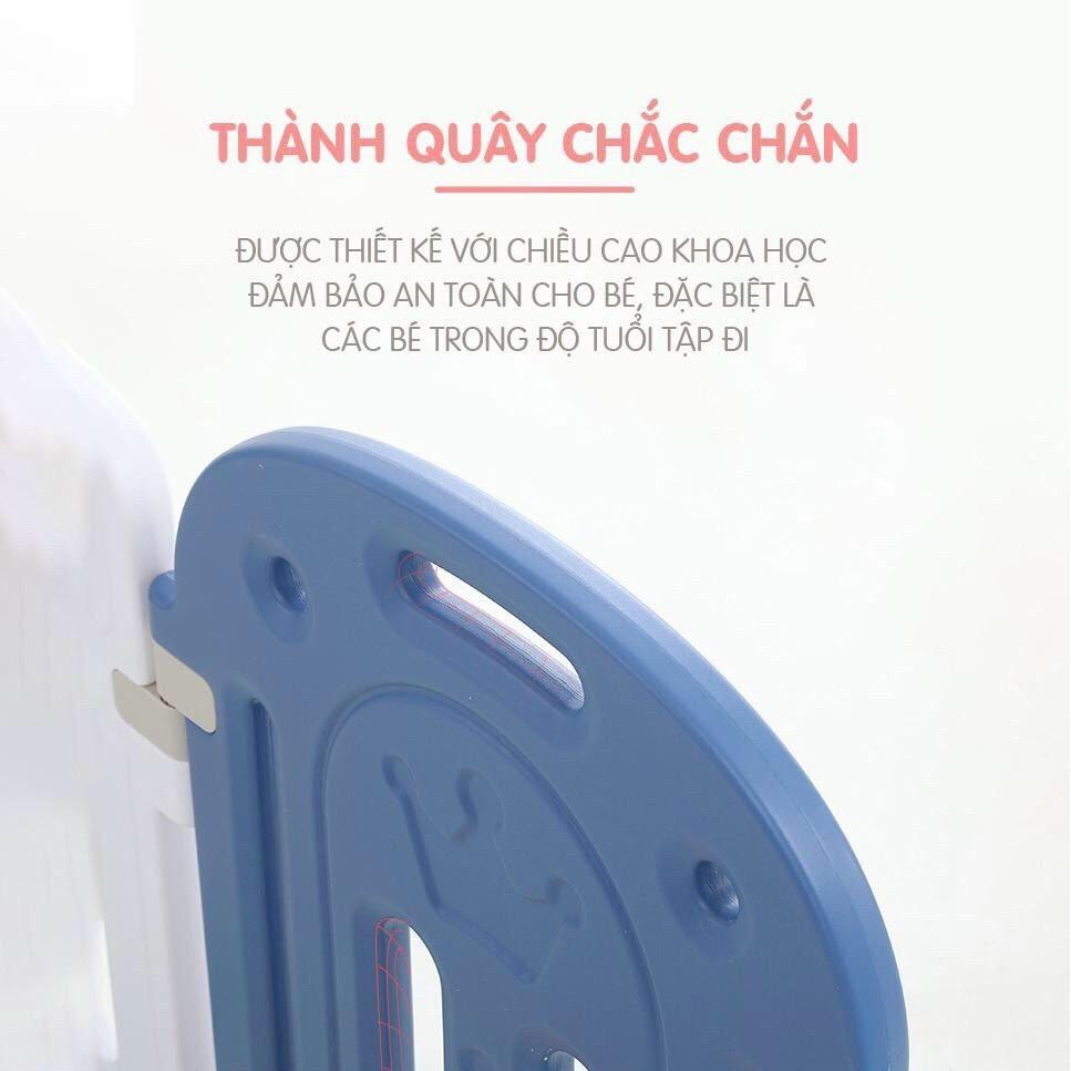 Quây nhựa cao cấp 1m86x2m16 ( Kèm thảm + bóng)