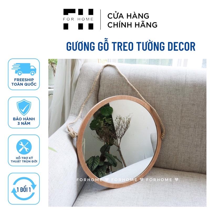 Gương Tròn Treo Tường Decor Full Phụ Kiện ️ ️HÌNH THỰC TẾ ️ Sản phẩm của Nội Thất FOR HOME