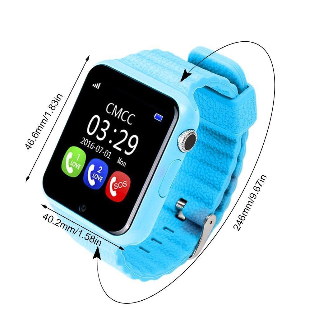 V7K Đồng Hồ Thông Minh Trẻ Em An Ninh An Toàn Màn Hình Chống Mất GPS Định Vị Vị Trí Theo Dõi Màn Hình Hiển Thị Màn Hình Chống Thấm Nước