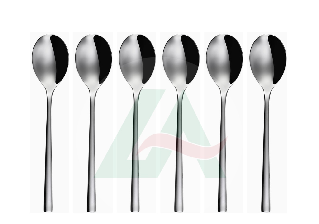 Bộ 6c Muỗng Ăn 107000 - Inox 304 Stainless Steel 18/10 Đồ dùng bàn tiệc nhà hàng khách sạn cao cấp (Set of 6pcs Table Spoon SS18/10)