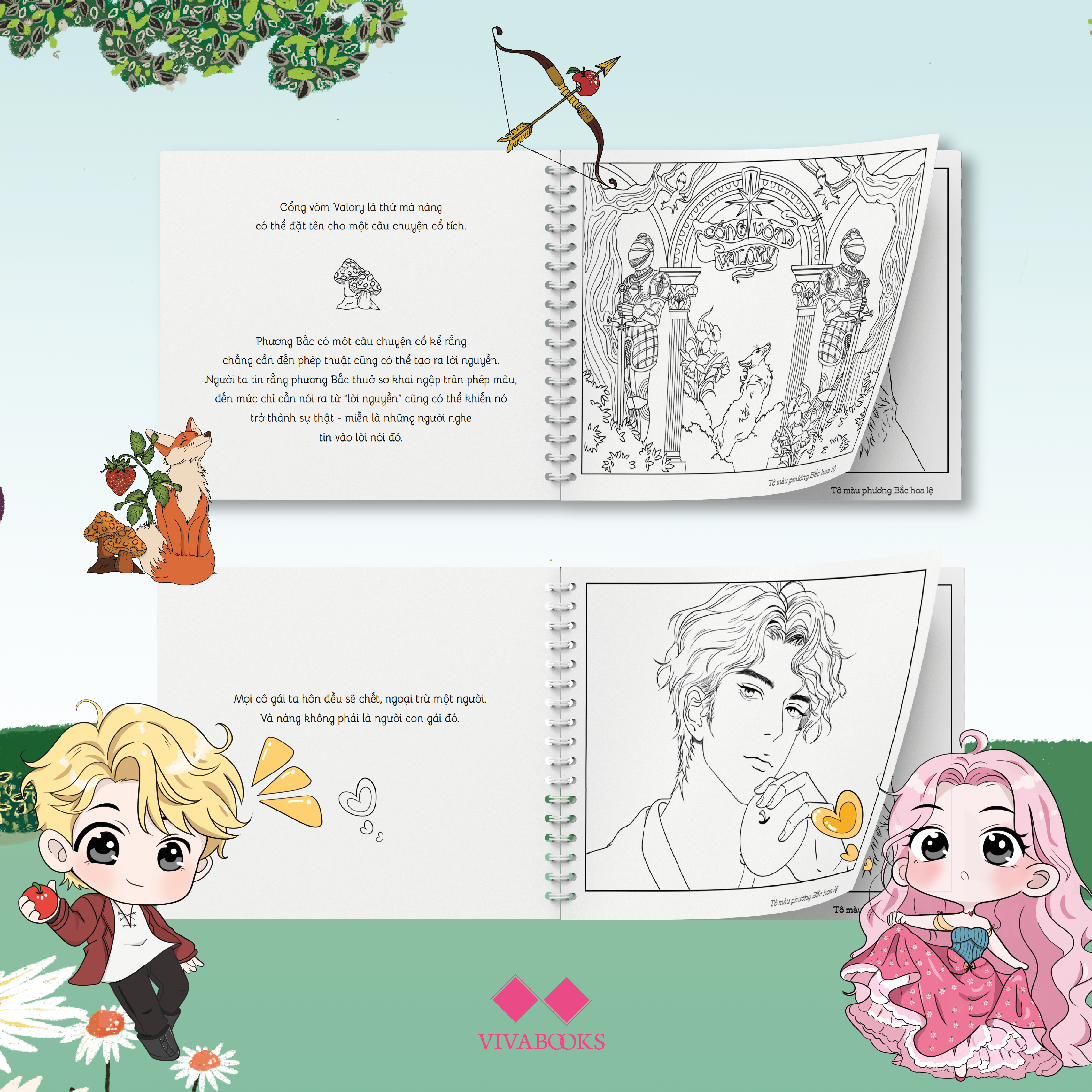 Sách Tô Màu Phương Bắc Hoa Lệ