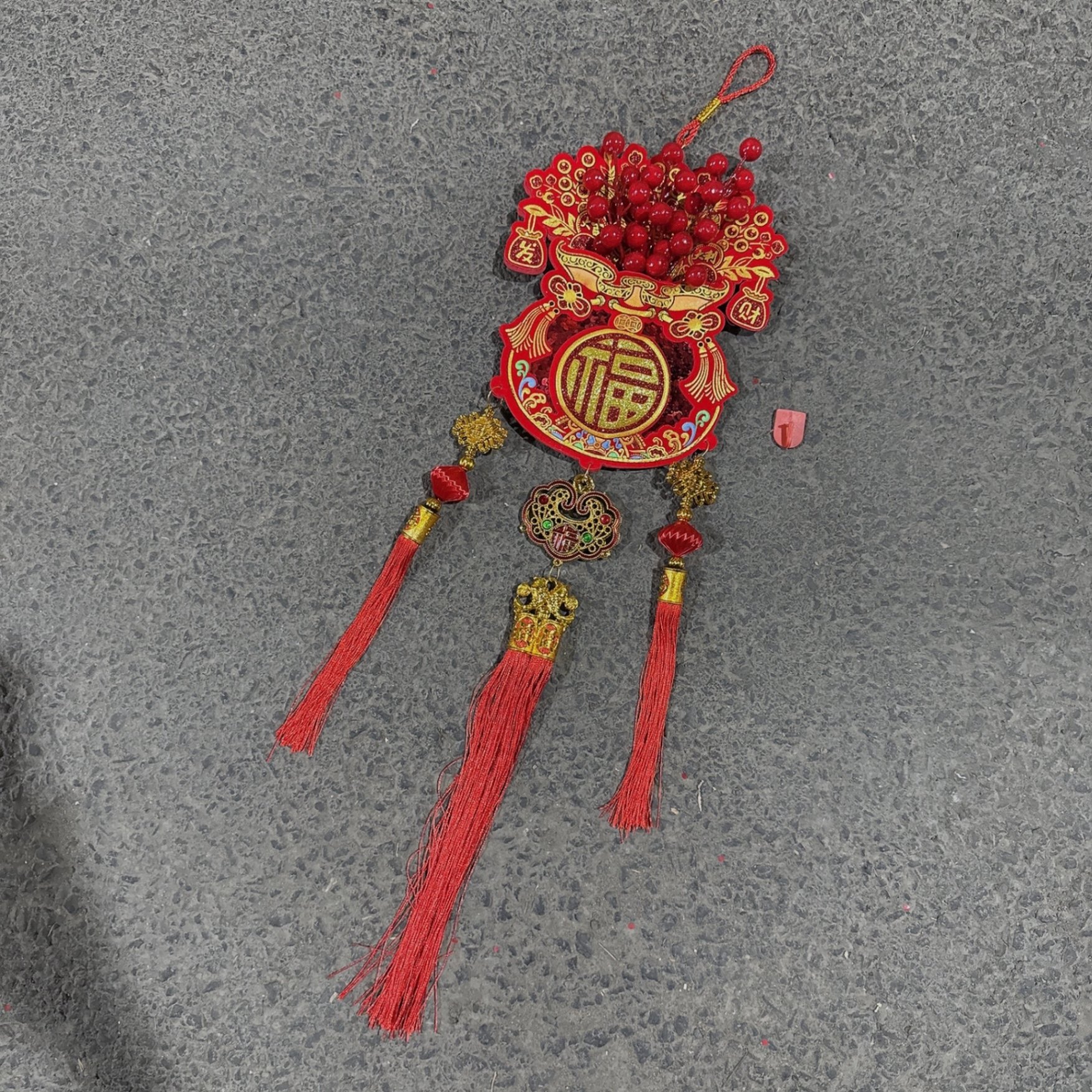 (Tặng Móc Treo) Túi Tài Lộc May Mắn 2026, Túi Tài Lộc Treo Trang Trí Cửa, Phòng Khách Cỡ Lớn Cho Tết Nguyên Đán