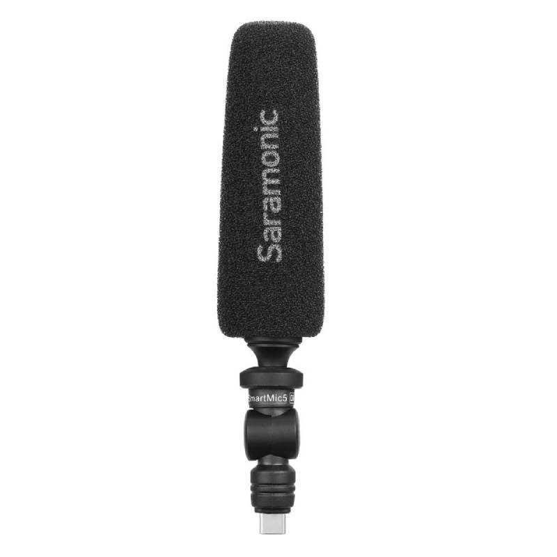 Micro thu âm nhỏ gọn Saramonic SmartMic5 UC cổng Type C - Hàng Chính Hãng