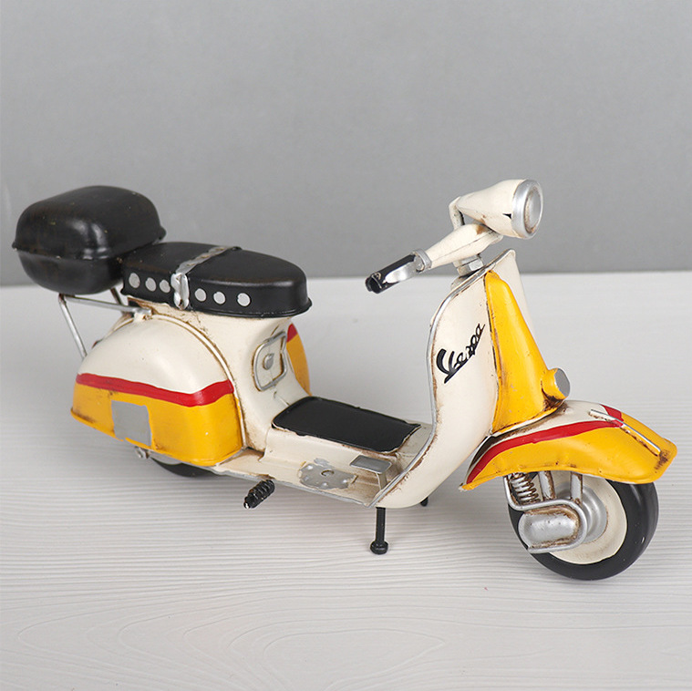 Mô Hình Xe Vespa Vintage - Mô Hình Thủ Công - Quà Tặng - Décor Home - Décor Quán Cafe