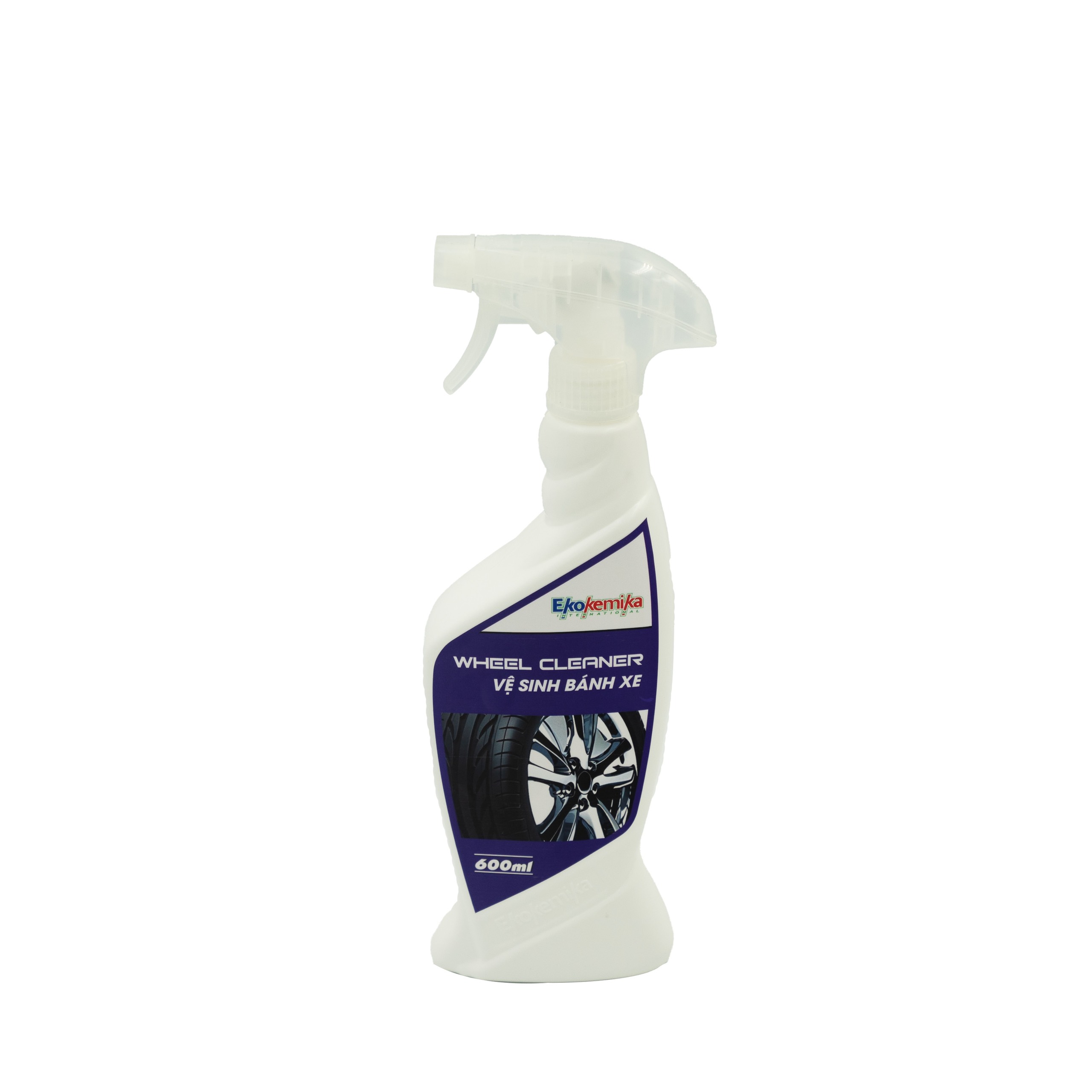 DUNG DỊCH LÀM SẠCH VÀ TẨY Ố VÀNG TRÊN LỐP Ô TÔ, XE MÁY WHEEL CLEANER 600ML THƯƠNG HIỆU EKOKEMIKA