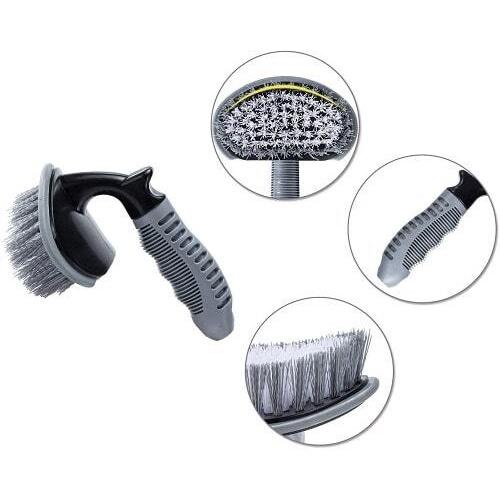 Chổi cọ rửa vành lốp ô tô, chổi vệ sinh lốp xe lazang mâm vánh bánh xe tay cầm chắc chắn dùng cho ô tô xe máy.