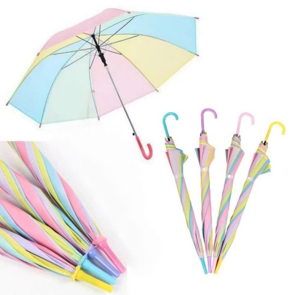 Ô Trong Suốt Cầu Vồng Nhiều Màu, Dài 70cm, Đường Kính 95cm, Phù Hợp Sự Kiện, Sống Ảo - HÀNG CHÍNH HÃNG MINIIN