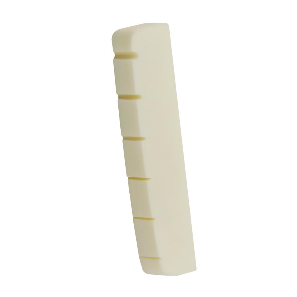 Bone Nut Slotted For 6 String Electric Guitar