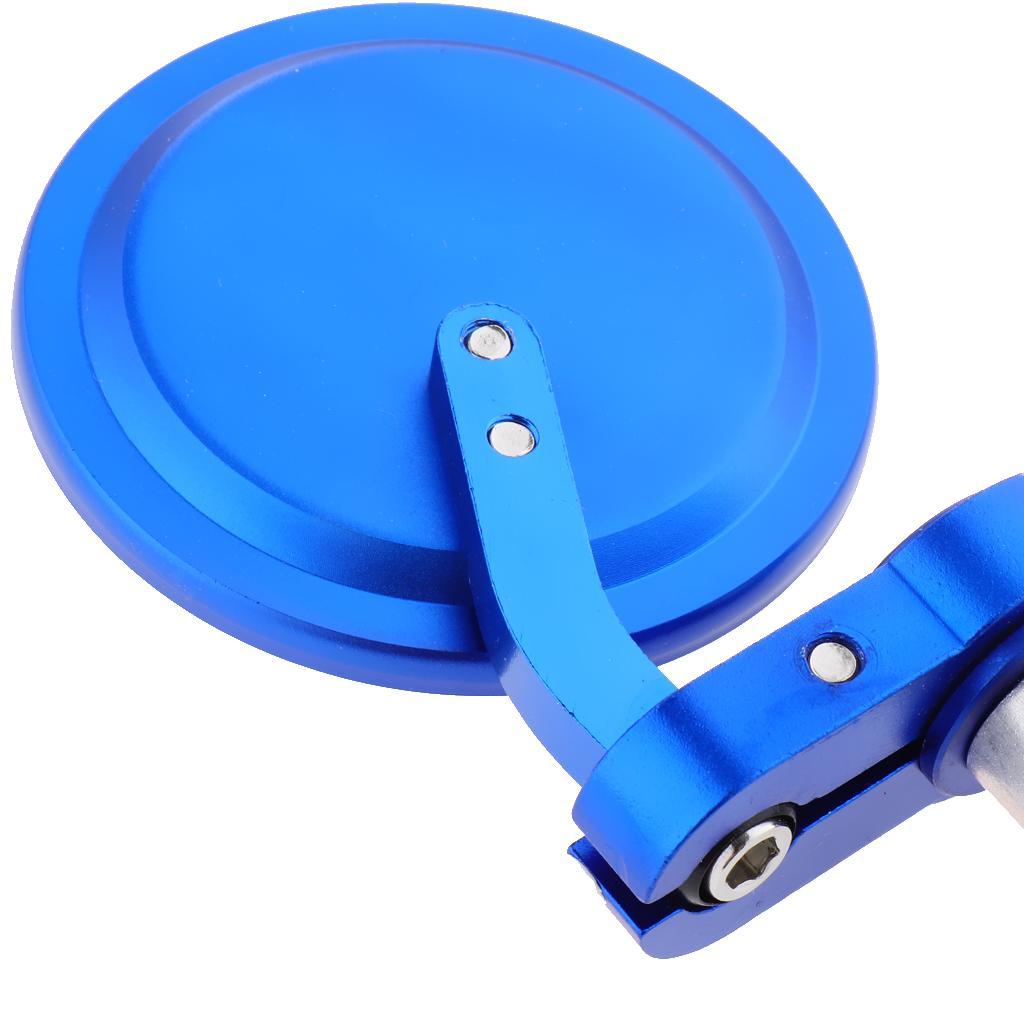 2Pcs 3inch Motorcycle Round Rearview Mirrors for Motorbike Scooter