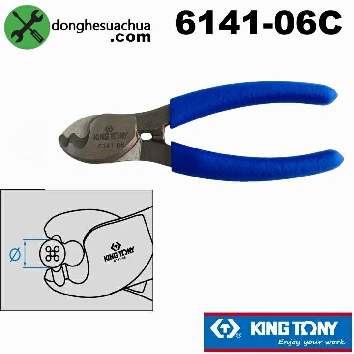 Kìm cắt cáp điện Kingtony 6141-06C dài 150mm