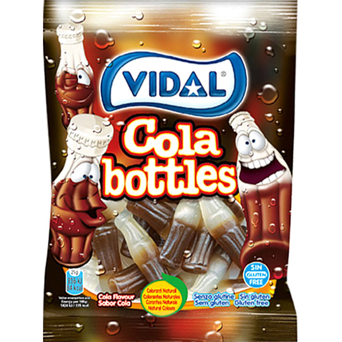 Kẹo dẻo Vidal Cola Bottle 100g
