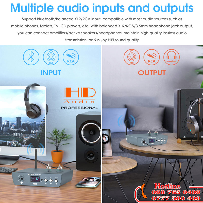 Pre Đèn SUCA AUDIO U8 - Full Balance - Hàng Chính Hãng