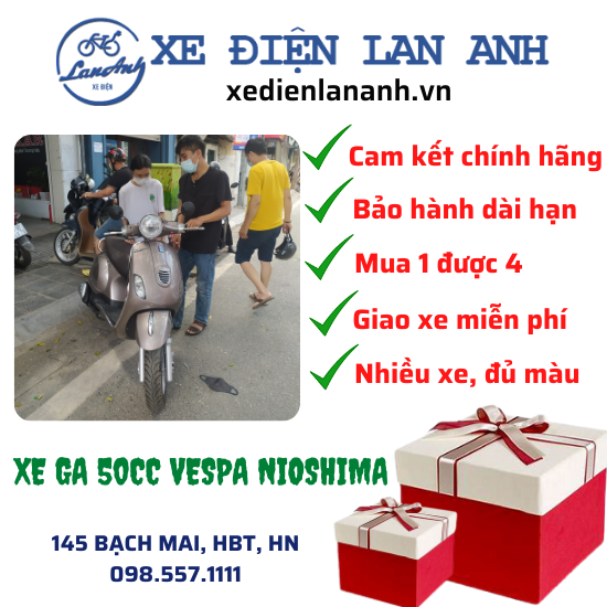 Xe Ga 50cc Nio S Chính Hãng Nioshima