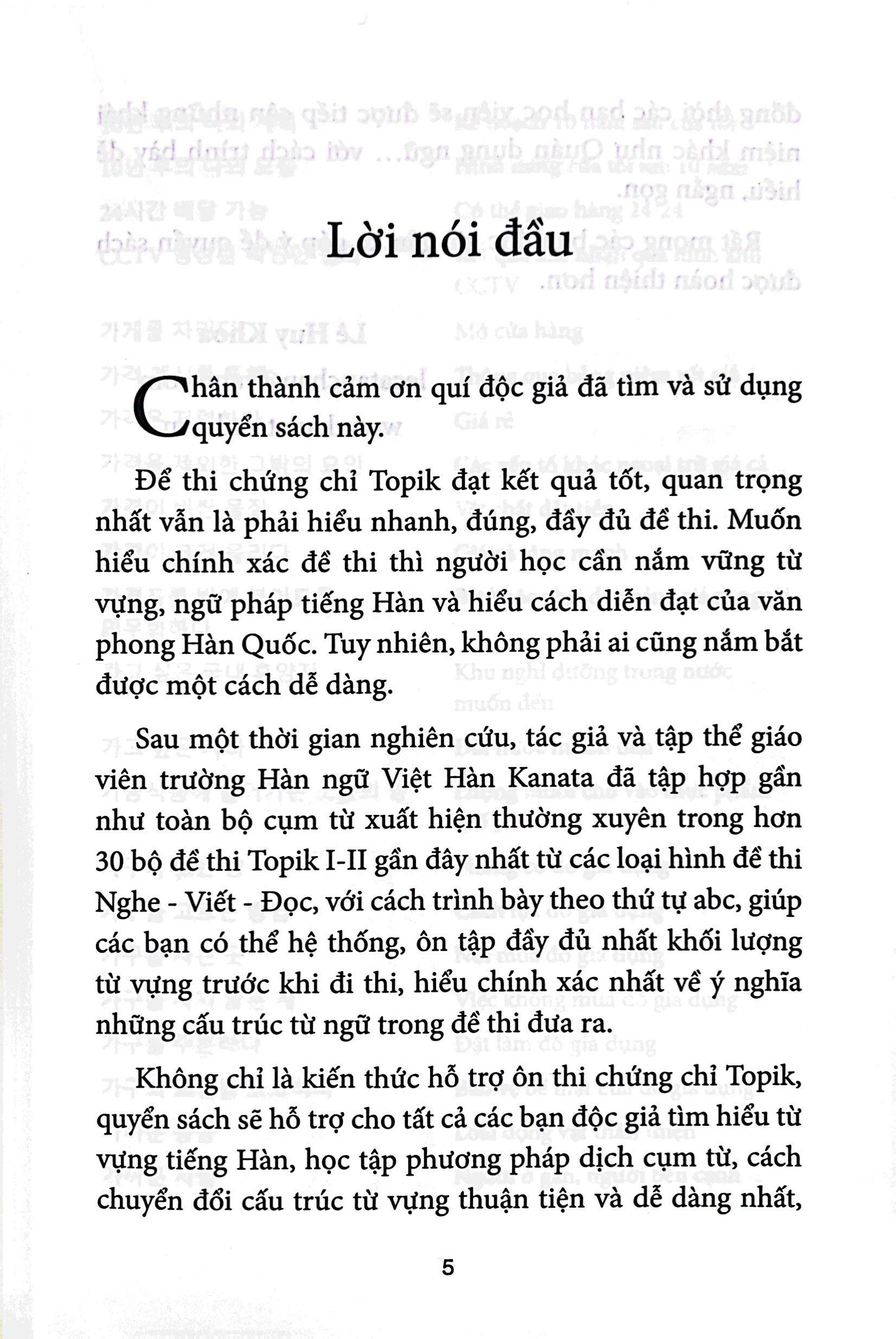 Cụm Từ Ngữ Ôn Thi Topik I-Ii Và Dịch Thuật Tiếng Hàn
