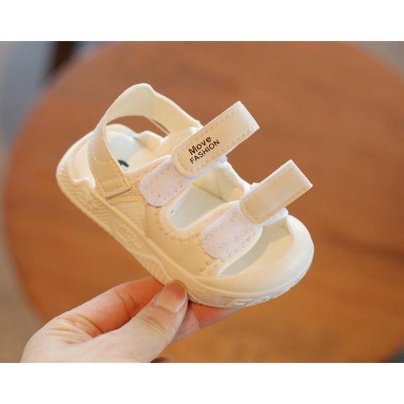 Cho Bé Sandal tập đi 2 quai trơn cho bé từ 0-2 tuổi siêu xinh