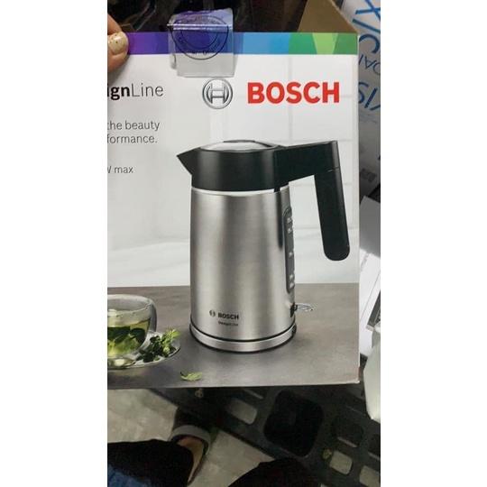 Ấm Siêu Tốc Bosch TWK5P480, Dung Tích 1.7L, Chất Liệu Thép Không Gỉ, Nhập Đức, BH 12 Tháng, Hàng Chính Hãng