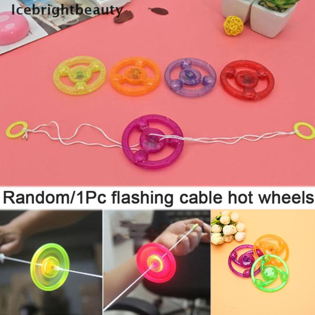1 Bánh Đà Đồ Chơi Có Đèn Led Phát Sáng Màu Ngẫu Nhiên