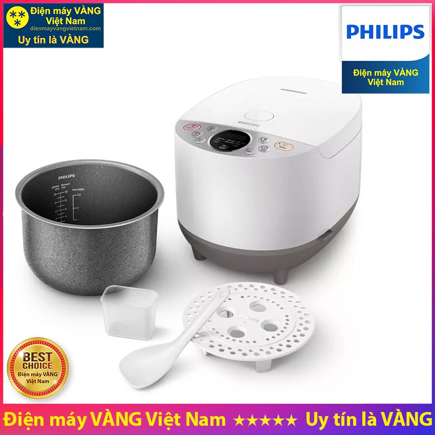 Nồi Cơm Điện Philips HD4515/55 (1.8 Lít) - Hàng Chính Hãng