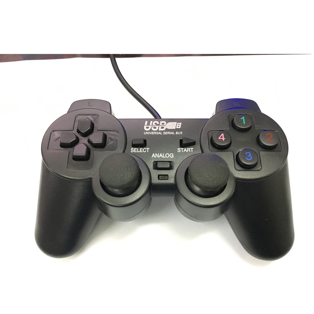 TAY CẦM CHƠI GAME-GAME PAD ĐƠN RUNG CÓ DÂY EW-2008