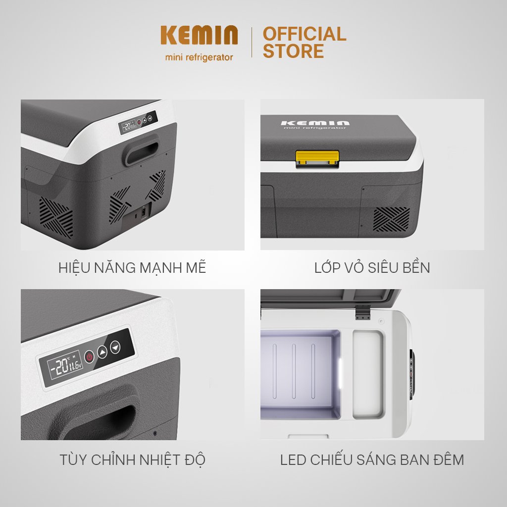 Tủ lạnh ô tô Kemin K15 - 15L Chính hãng