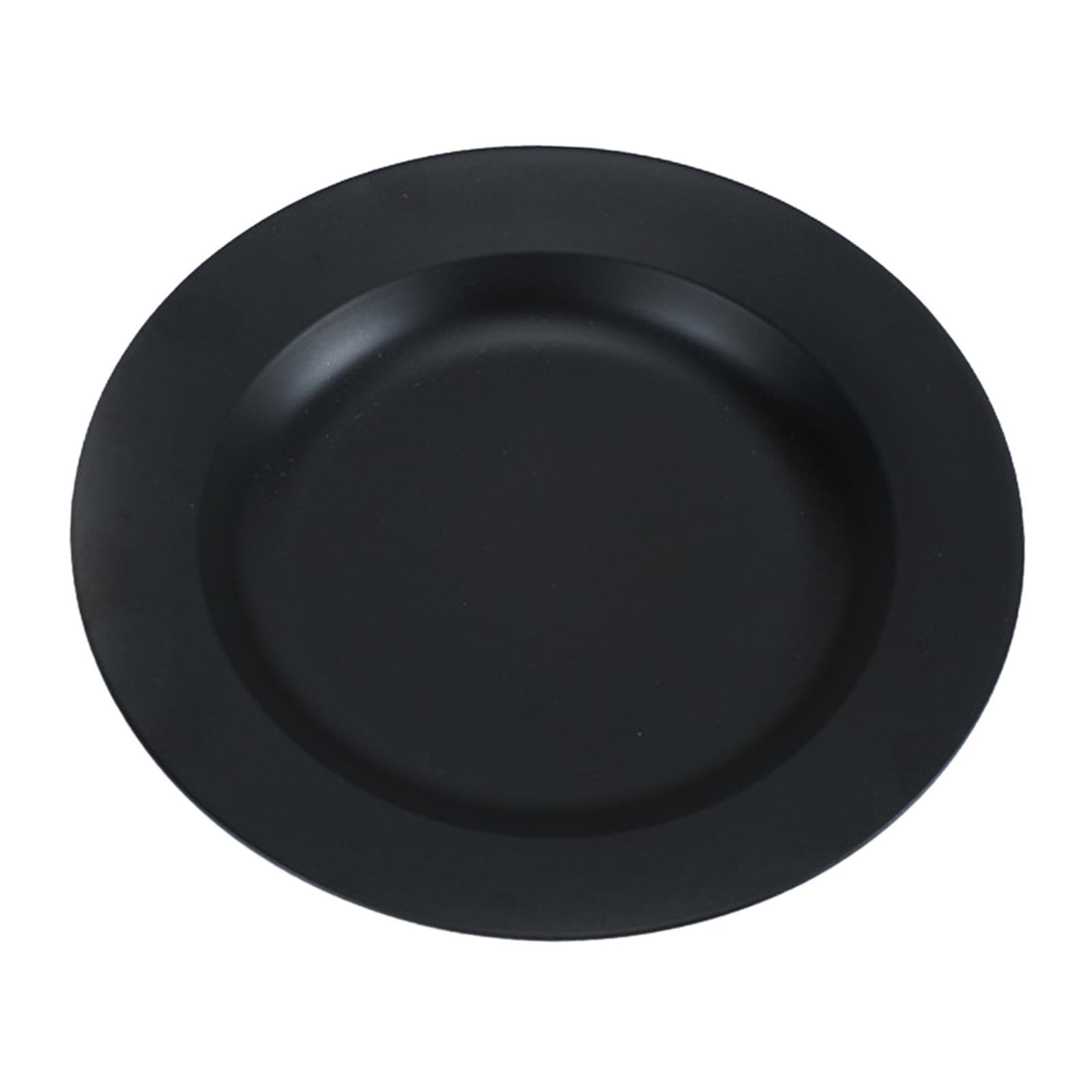 Round Tableware Plate Dinner Cookware Camping Dish for Fishing Picnic Indoor