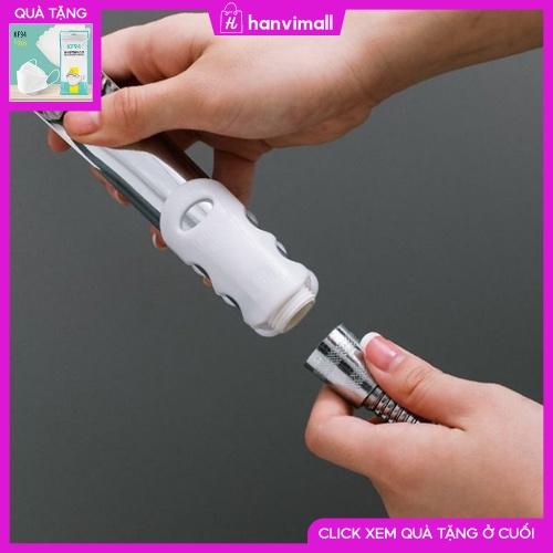 Vòi sen tăng áp tay tròn, size vừa có hạt lọc nano khử khuẩn, tiết kiệm nước