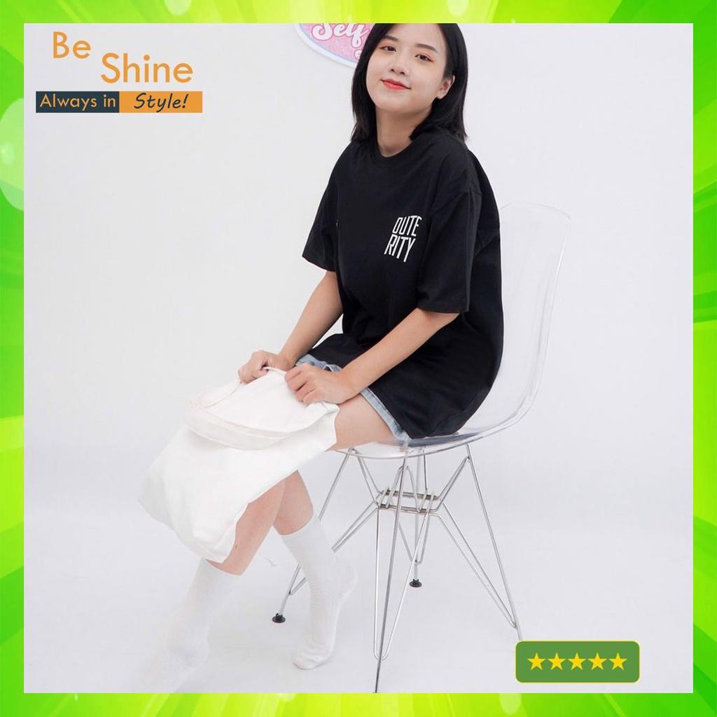 Áo Thun Unisex Form Rộng Outerity Big Logo , Áo Phông Cotton Tay Lỡ In Hình Local Brand Thời Trang - Beshine Clothing