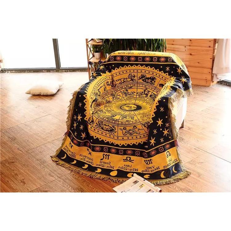 Thảm trải sàn Vintage, Khăn phủ sopha nhập khẩu size lớn 1m8x2m3