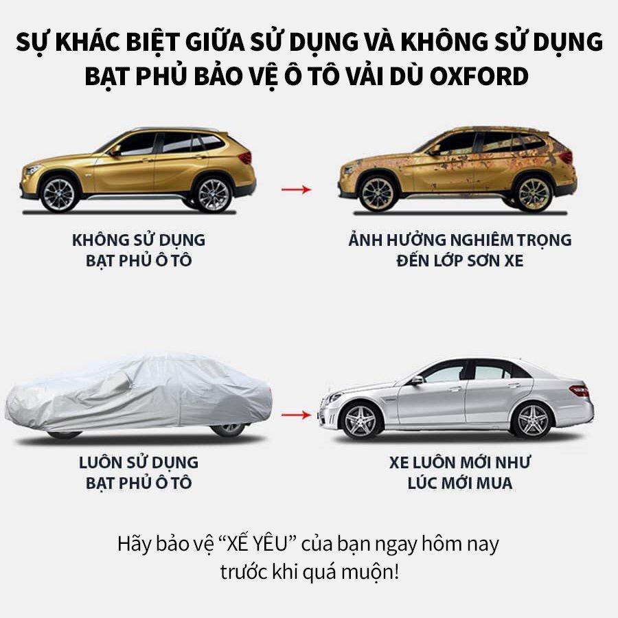 Bạt trùm xe ô tô Audi Q3 vải dù oxford cao cấp áo trùm che phủ xe hơi, bạc phủ xe ô tô bảo vệ oto xe hơi