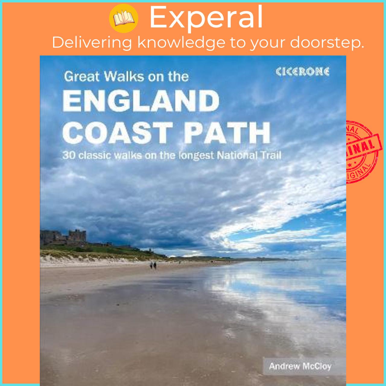 Sách - Great Walks on the England Coast Path : 30 classic walks on the longest by Andrew McCloy