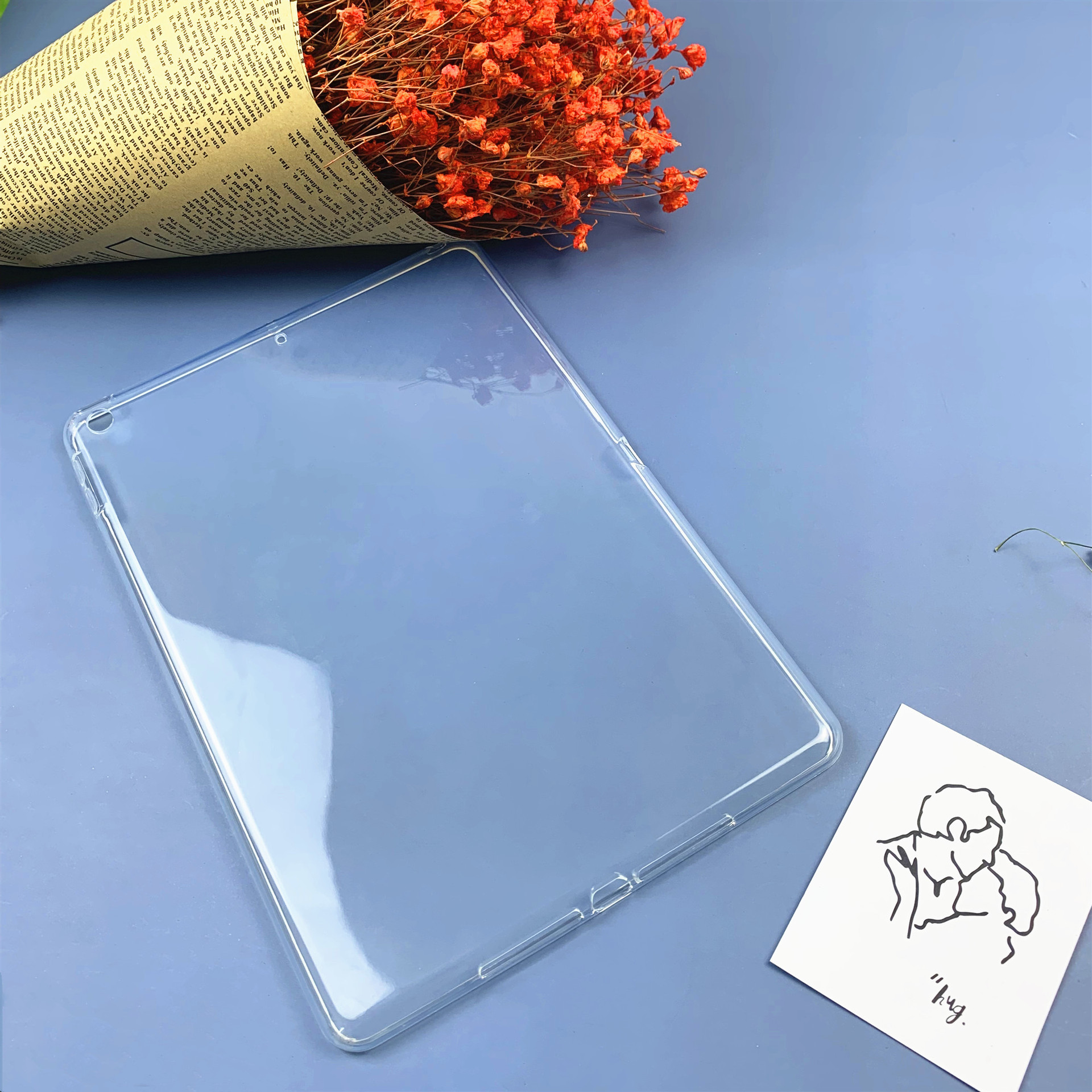 Ốp Lưng Silicone dẻo trong suốt cho iPad Gen 7/ New 2019 10.2 inch Protective Case - Hàng nhập khẩu