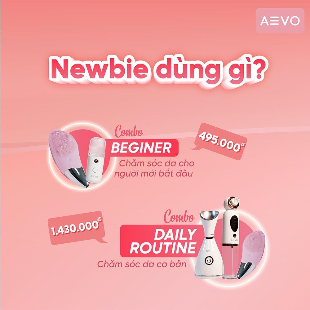 Máy phun sương mini AEVO Nano Mist Sprayer giúp phục hồi làn da, thu nhỏ lỗ chân lông, chống lão hoá