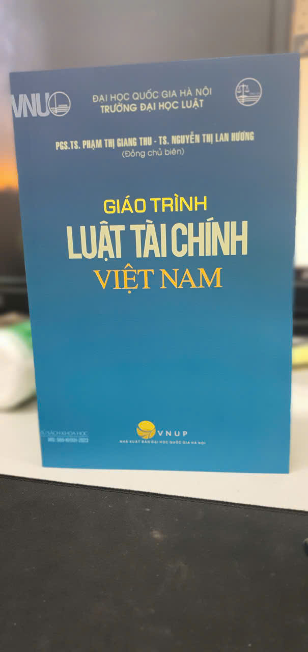 Sách - Giáo trình luật tài chính Việt Nam - ảnh 4