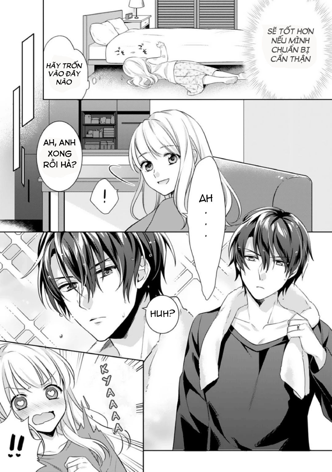 ecchi bị cấm cho đến khi kết hôn!? câu chuyện về hai người và đêm đầu tiên mong đợi chapter 1 15
