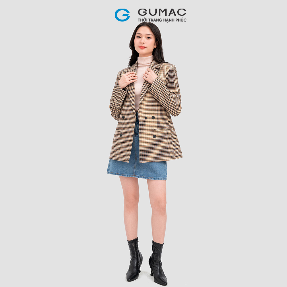 Áo vest phối nút thời trang GUMAC AC11090