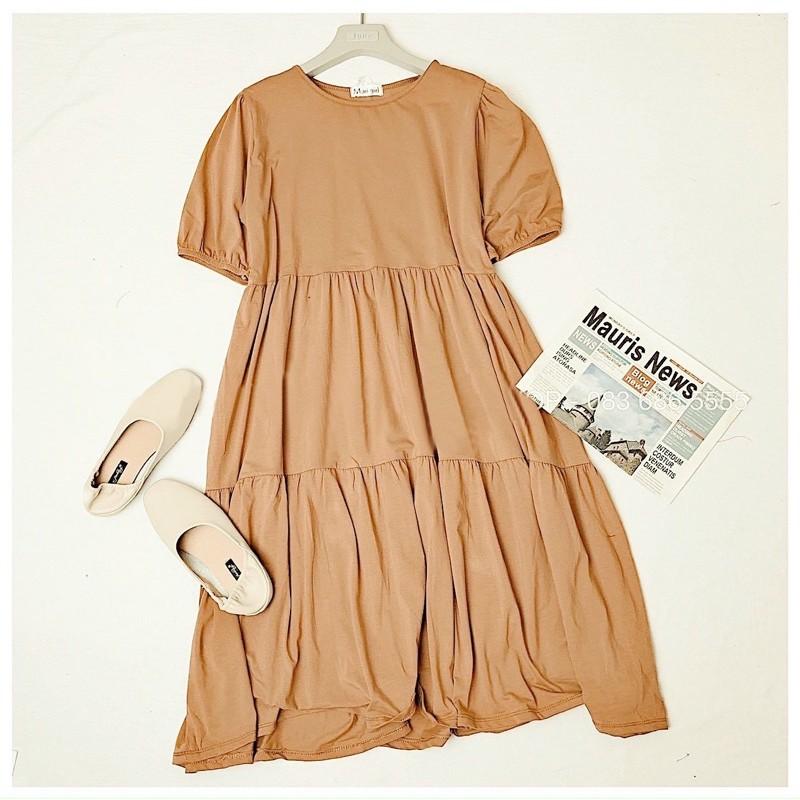 Đầm váy suông 3 tầng 2 màu