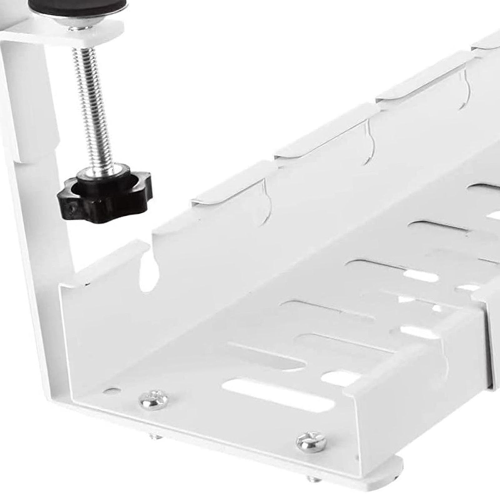 Under Desk Wire Management Iron Cable Management Tray for Internet Cafe Home