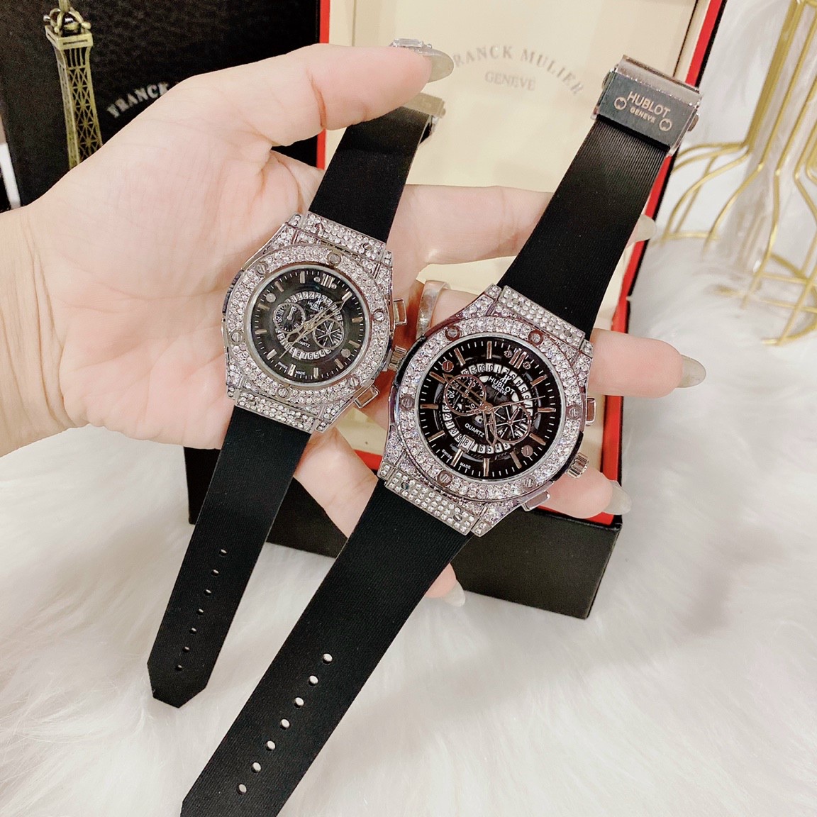 [Hublot đôi - nam nữ] Đồng hồ Hublot nam nữ - đồng hồ cặp đôi hàng đẹp - Cung Cấp Bởi AmandaC Life