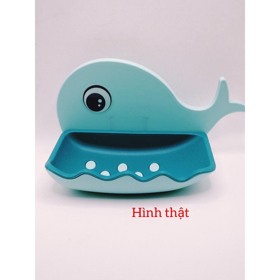 Khay Đựng Xà Phòng Hình Cá Heo ,Cute, Dán Tường chắc chắn
