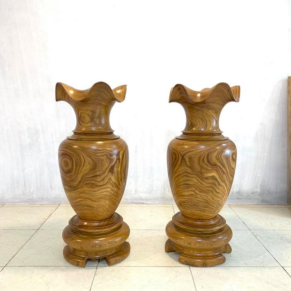 Lục Bình Nguyên Khối Gỗ Cẩm Vàng