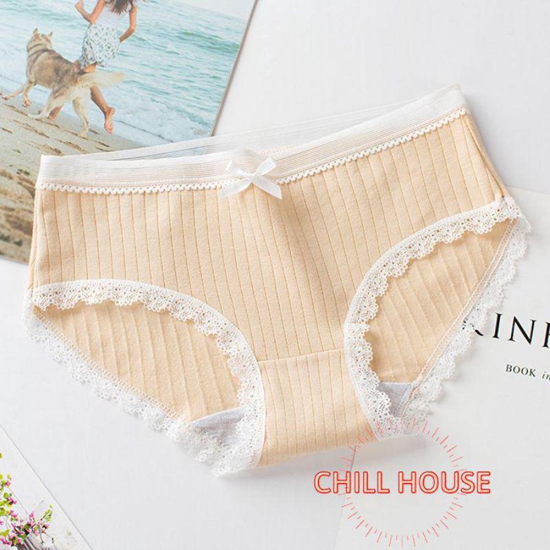 Quần lót cotton gân tăm kháng khuẩn siêu mềm - CHILLHOUSE