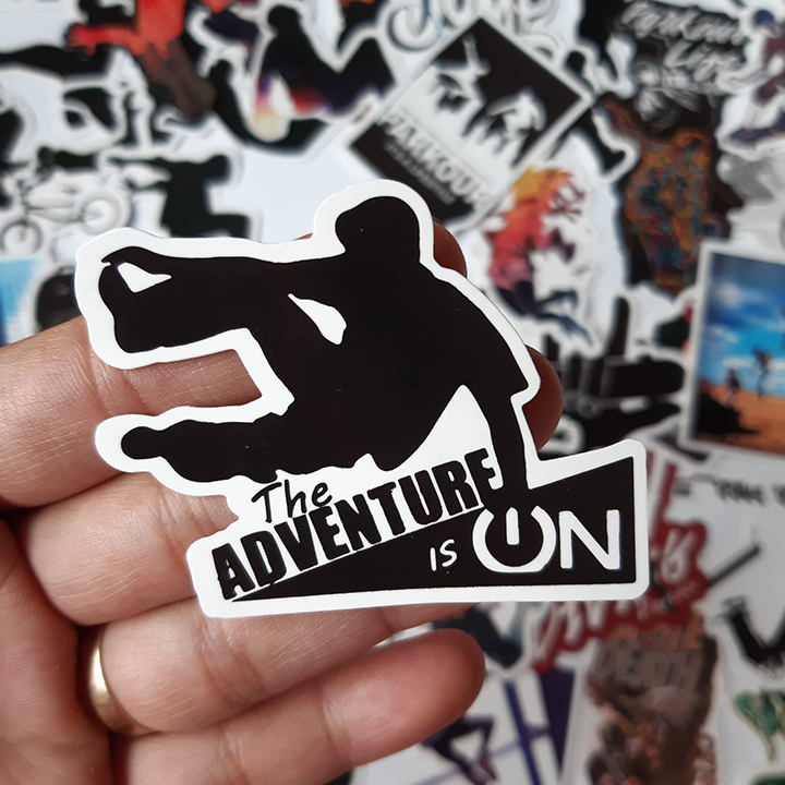 Bộ Sticker dán cao cấp chủ đề PARKOUR - Dùng dán Xe, dán mũ bảo hiểm, dán Laptop