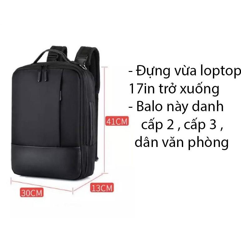 Balo học sinh sinh viên thời trang hàn Quốc 2 kiểu đeo vải chống trầy chống nước cao cấp BL325