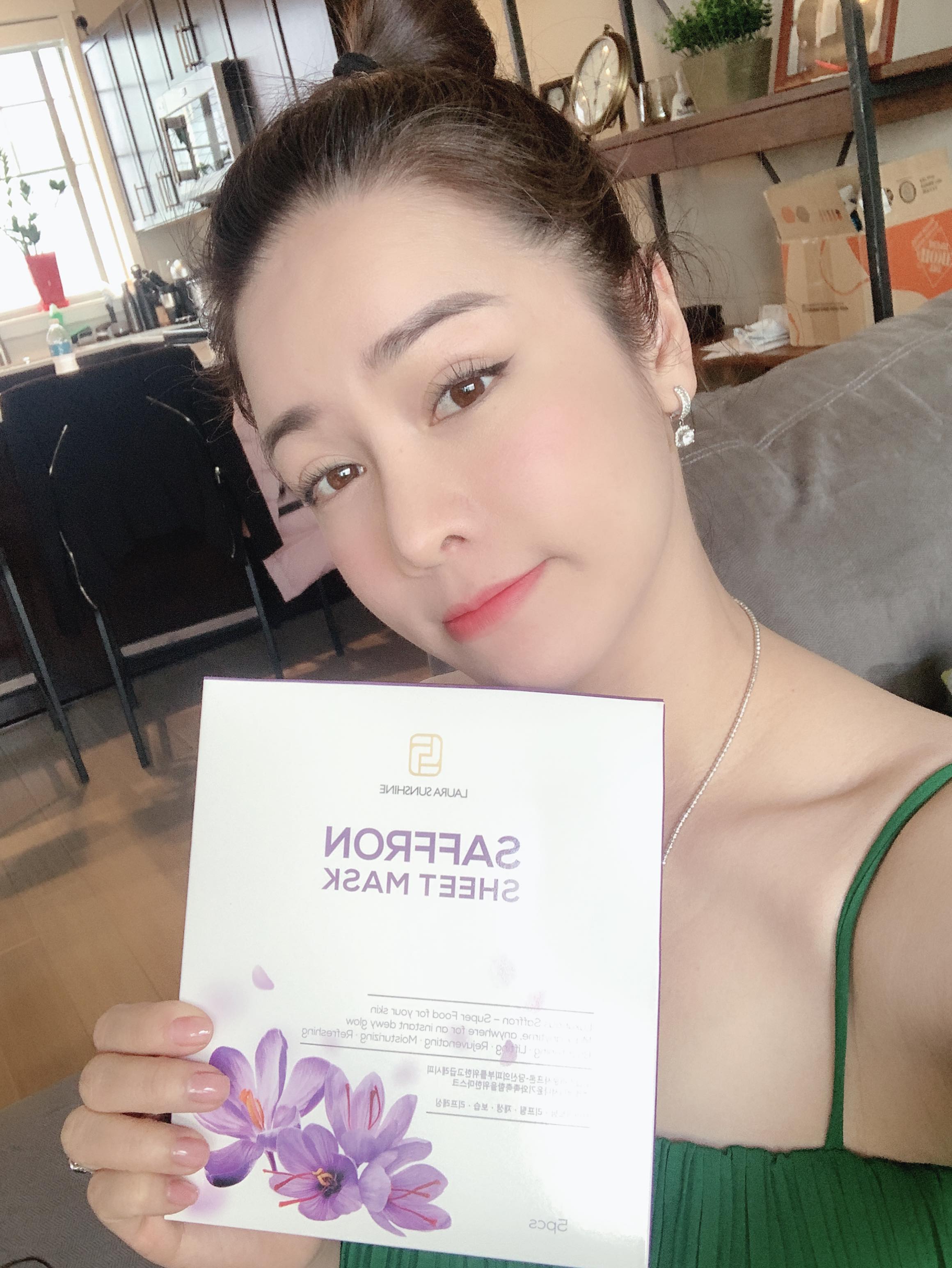 Mặt nạ  Laura Sunshine Saffron Sheet Mask (Hộp 5 cái)