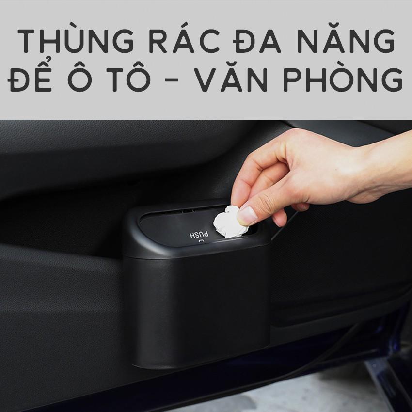 Thùng Rác Mini Để Trên Xe Ô Tô, Thùng Rác Đa Năng Văn Phòng