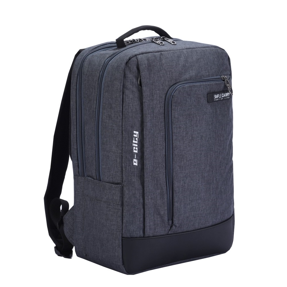 Balo laptop Simplecarry E-City 2 - D.Grey