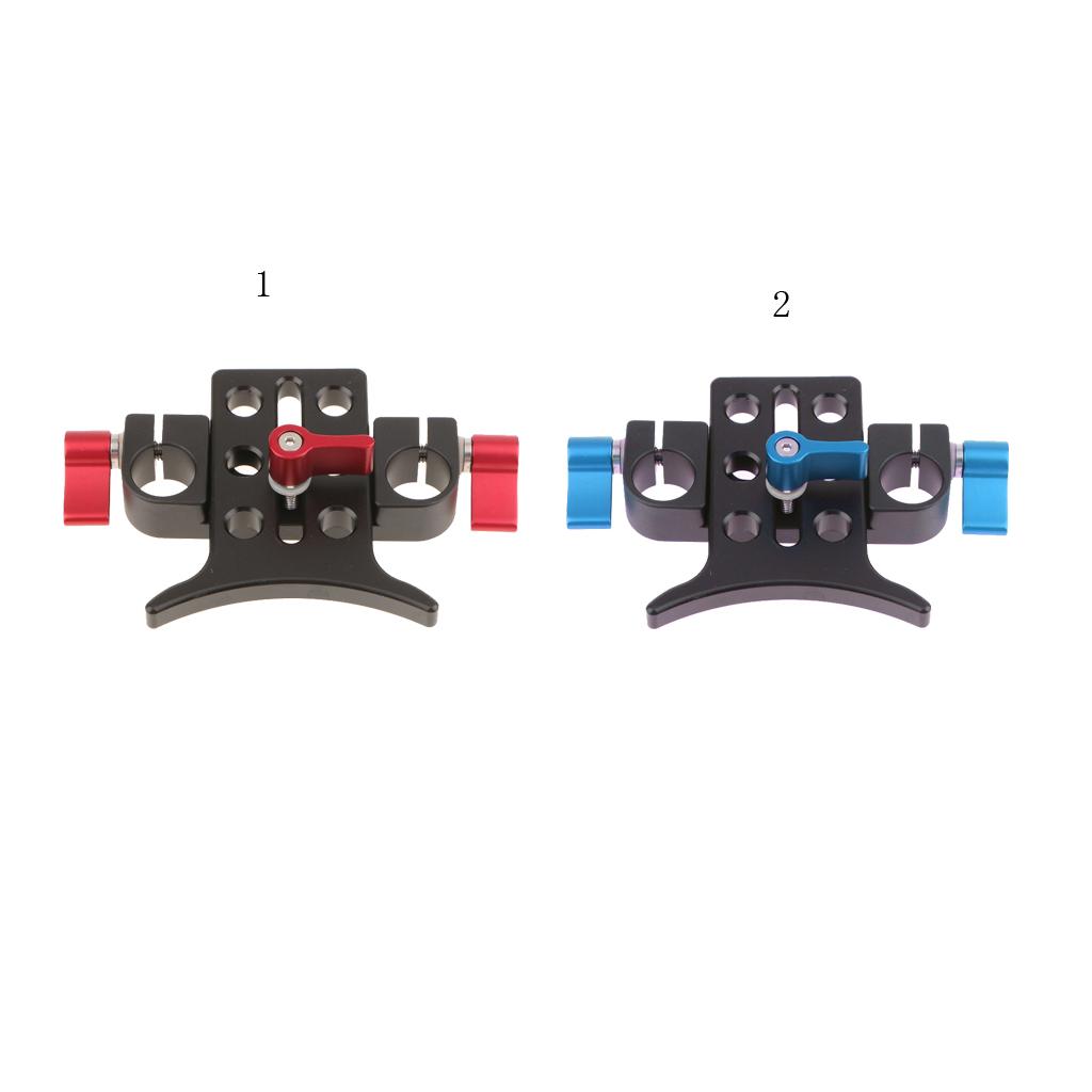 Lens Support Holder Bracket Rod Clamp For 15mm Rod Support Rail Rig