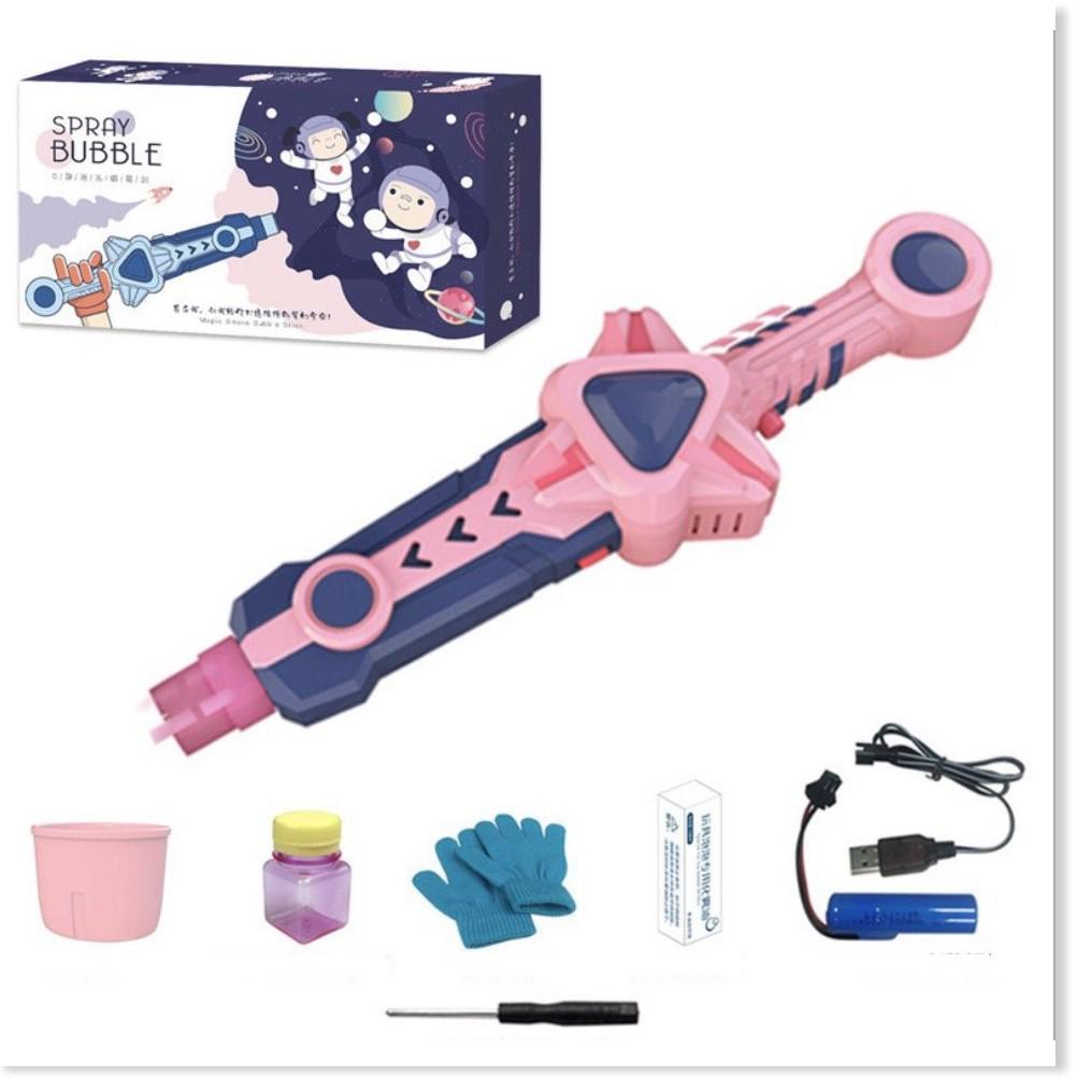 SPRAY BUBBLE Máy Tạo Bóng Khói cho bé USA TOYS