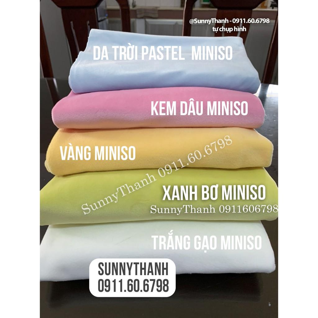 CO GIÃN XANH 5040 Vải may thú bông co giãn 4 chiều huggies Xanh vải nhung mịn mượt chất lượng cao