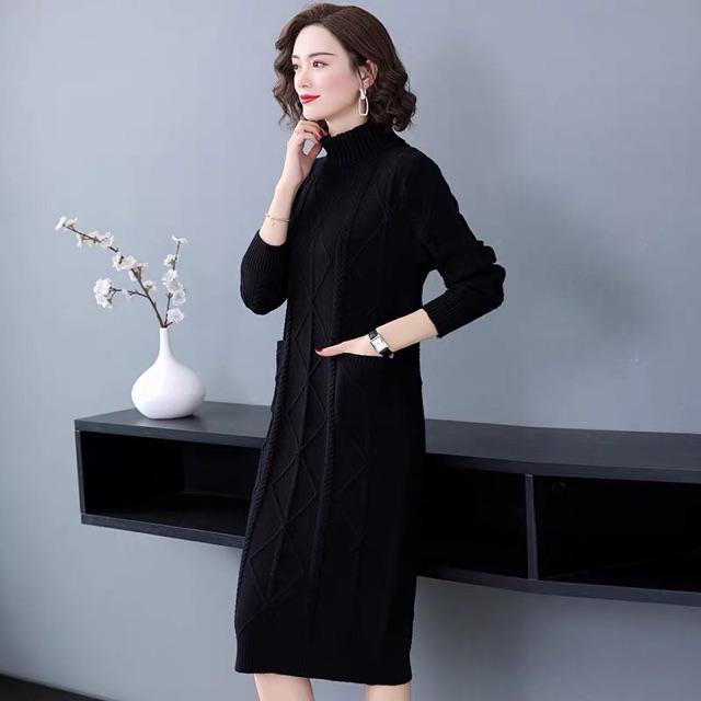 Váy đầm len dáng dài Cao cấp VM129